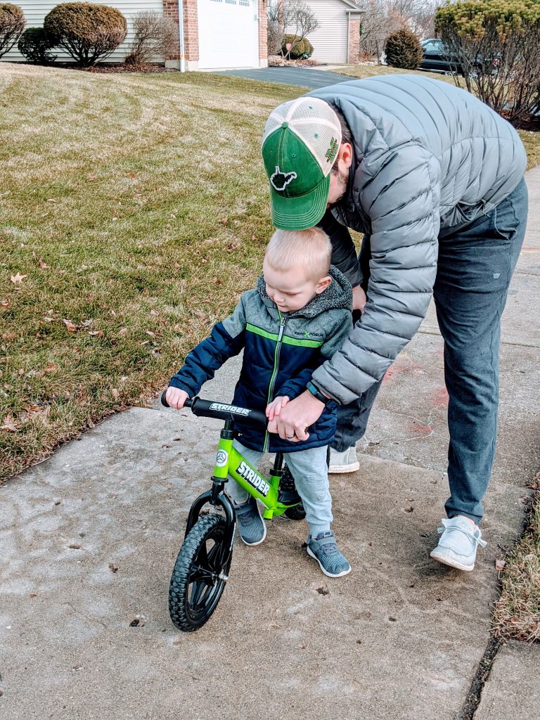 A BALANCE BIKE START MAKES RIDING A BIKE CAKE.