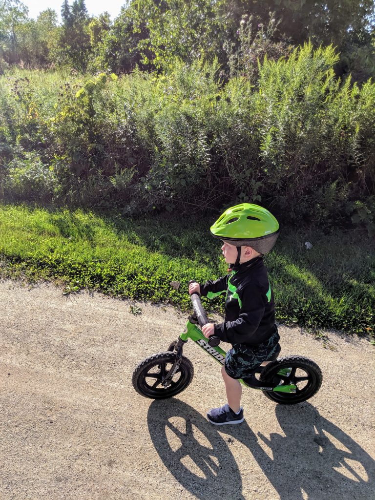 A BALANCE BIKE START MAKES RIDING A BIKE CAKE.
